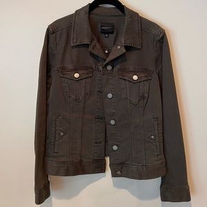 Fall Olive Jean Jacket